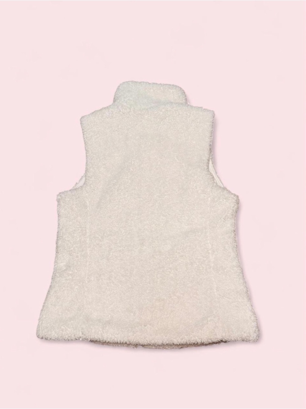 Patagonia Los Gatos Fleece Vest Birch White Women’s M Sherpa Teddy Gorpcore - Picture 5 of 9